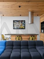 Абстрактная картина Modern Apartment Living Space And Kitchen